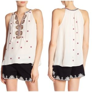 Anthropologie Joie Eniko Embroidered Size Large